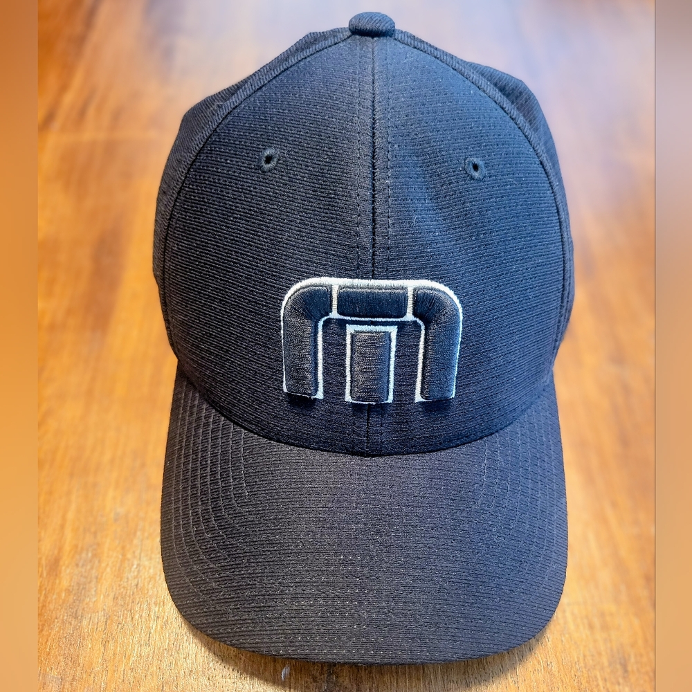 Travis Mathew Black Embroidered Cap